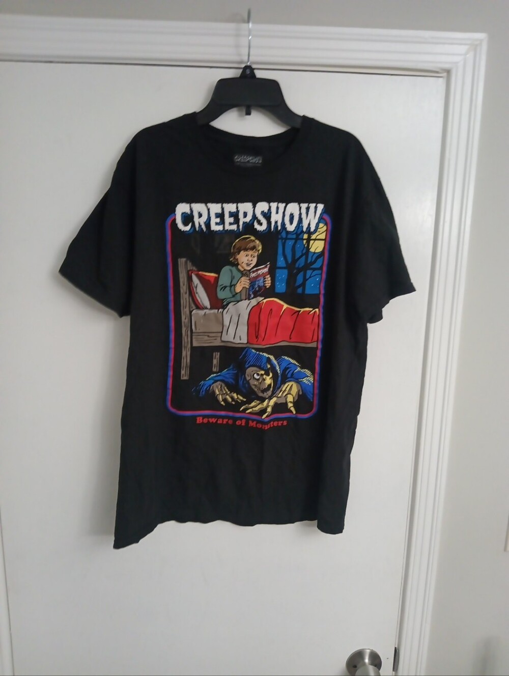 Creepshow Graphic Tee - Black with Red & Blue Artwork